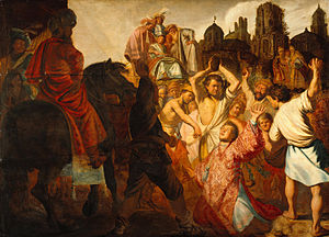 rembrand the stoning of saint stephen